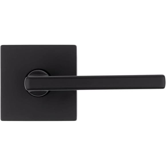 Interior Passage Door Handle, Lever For Closet and Hallway Doors, Reversible - Picture 3 of 6